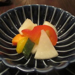東京チャイニーズ 一凛 - お野菜の甘酢漬け