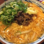 丸亀製麺 - 季節限定:肉たまあんかけ