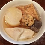 野毛八 - おでん　大根・がんも・はんぺん・厚揚げ・こんにゃく