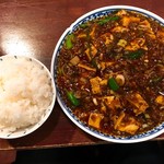 中国菜 オイル - やっぱり麻婆豆腐にはごはん必須やね(^ ^)