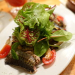 YAICHIRO - 新サンマの炙りといろいろキノコのソテー