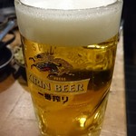 Sumibiyakinikuhorumomminami - 生ビール