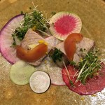 鰤とカラスミとかぶら(2016年11月夜）