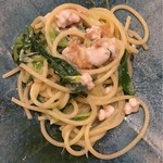 白子のスパゲティ(2016年11月夜）