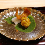 松川 - 鱧とばちこ、とうもろこし揚げ