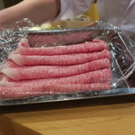 器楽亭 - 鹿児島牛のA5サーロインのすき焼き2