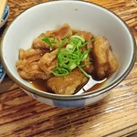 馬刺の店　たぬき - 馬のもつ煮、臭みもなく柔らかく、美味しかった(///ω///)♪