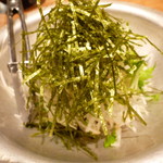 UON-CHU - お通しの大根サラダ