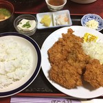 Kicchin Abe - 一口かつ定食(680円)