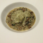 マッシュルーム - 牡蠣とキノコのリゾット