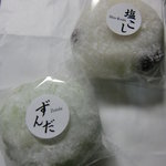 豊寿庵 - ずんだ大福(１８０円)・塩大福(うす塩こしあん)１８０円