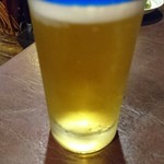 CANTINA ELBORRACHO - ランチビール （＋400円でビールに変更できるが、ちょっと寂しいサイズ）
