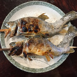 岩村山荘 - いわなの塩焼き