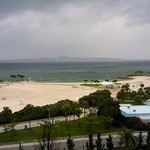 HOTEL ORION - ラウンジから見える伊江島