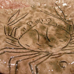 虎白 - カニは出ないですが・・・(*´∀`)ｱﾊﾊﾝ♪ということで（！？）蟹のお皿(*´∀`)ｱﾊﾊﾝ♪(2016/10)