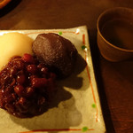 かさぎ屋 - 三色萩乃餅