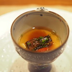 ミクニ - 伝助穴子と熟成ユリネのロワイヤル
      
      2016.11ランチ利用