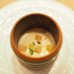 ミクニ - のらくろ農場オーガニックジャガイモスープ
      
      2016.11ランチ利用