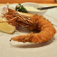 ミクニ - 鹿児島阿久根天然足赤エビのフライ、タルタルソース添え
                
                2016.11ランチ利用
