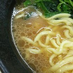 川崎家 - 全体的におとなしめのスープ。