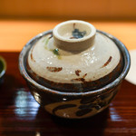 Kondo - 玄助大根と鴨、春菊の炊き合せ