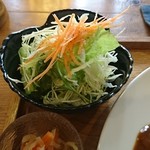 畠瀬本店食品部 - サラダ：週替わりランチセット（ハヤシオムライス）（ランチパスポートver）