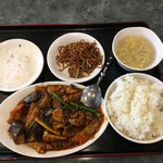 食神 餃子王 - 11番 麻婆ナス定食