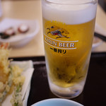 Tendon Tenya - 生ビール～☆