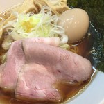 麺屋りゅう - 淡麗煮干しそば + 味玉（アップ）