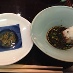 はらまさ - 鰤しゃぶのタレ2種