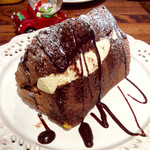 イタリアンバール ミーオ - 「チョコレートシフォンケーキ」。ふんわり〜＜2016/11/26＞