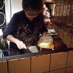 うたの - 奥さんが丁寧に焼いてくれてます 41年 お疲れ様でした