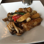 龍天楼 - 白身魚の豆鼓炒め