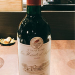ル ボークープ - 1990 CHAORS Chateau Les Haut d'Aglen  これは素晴らしいカオール！　私がカオールのワインが好きなのを佐藤シェフは覚えていて用意してくれた　 2016-11