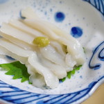まるほん旅館 - 蛸のボッチ(頭)のお造り
