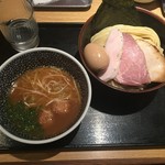 麺屋一燈 - 特製濃厚魚介つけ麺＆中盛り(201610)