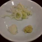 蕎麦倶楽部　佐々木 - 薬味