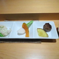 鮨 天川 - 温野菜＆西京味噌ソース
