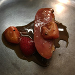 リナシメント - 青森鴨胸肉のロースト　ランゲ地方の一皿