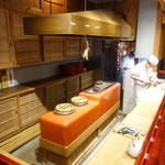 草喰 なかひがし - 調理場＆おくどさん