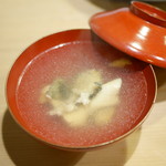 うを徳 - 201611明石ヒラメの潮汁