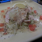 キッパーズ ケルシュ - スモークチキンのカルパッチョ（680円）