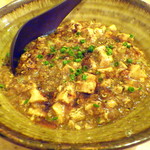 晩酌セットの麻婆豆腐