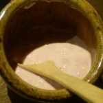 おちょこ - カワハギの肝ソース