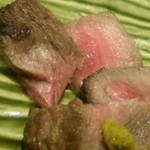 おちょこ - 糸島豚バラの塩焼き→ウマい!