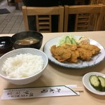 伊賀富 - カキフライ定食780円です(2016.11.27)