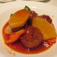 龍天門 - 肉団子の甘酢ソース