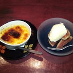 りょうりや 御旅屋 - プリンと無花果