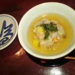 りょうりや 御旅屋 - いとよりの蓮根蒸し