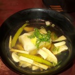 りょうりや 御旅屋 - 鱈の白子豆腐